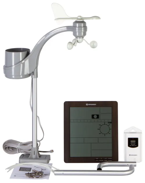 photo Bresser ClimaTemp XXL Weather Station, wooden look,  2