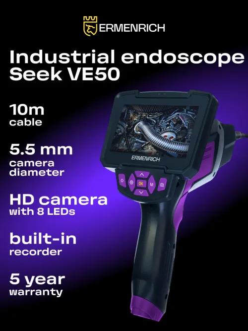 image Ermenrich Seek VE50 Industrial Endoscope,  17