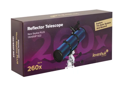 photograph Levenhuk New Skyline PLUS 130/650P SQ2 Telescope,  14