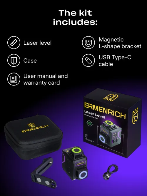 photograph Ermenrich PRO LV40 Laser Level,  14