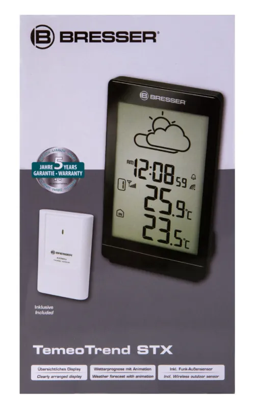 image Bresser TemeoTrend STX RC Weather Station, black,  13