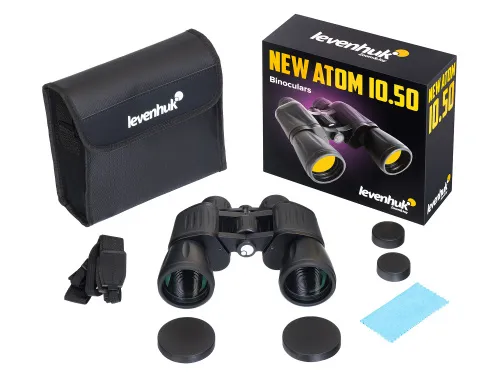 image Levenhuk New Atom 10x50 Binoculars,  4