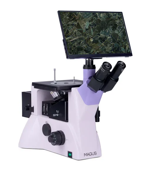 photo MAGUS Metal VD700 BD LCD Metallurgical Inverted Digital Microscope,  4