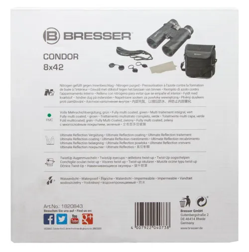 photo Bresser Condor UR 8x42 Binoculars,  14