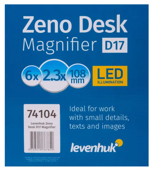 photograph Levenhuk Zeno Desk D17 Magnifier,  13