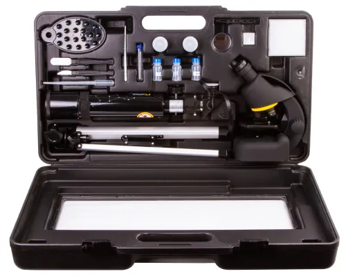 photograph Bresser National Geographic Set: 50/360 AZ Telescope and 40x–640x Microscope,  3