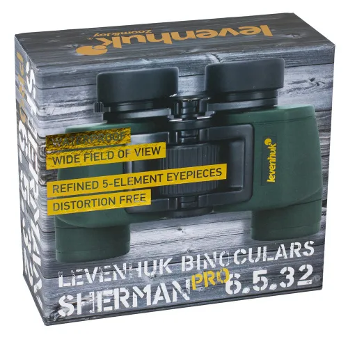 photo Levenhuk Sherman PRO 6.5x32 Binoculars,  8