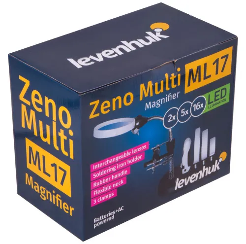 photograph Levenhuk Zeno Multi ML17 Black Magnifier,  12