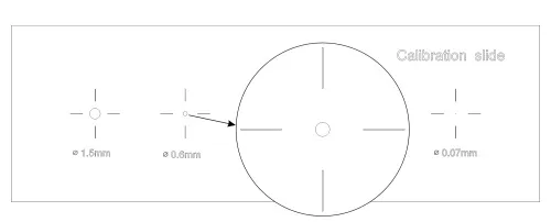 photograph MAGUS CS5 Calibration Slide (XY0.01/0.07/0.15/0.6/1.5),  5