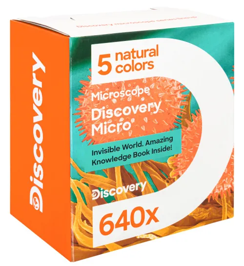 image Levenhuk Discovery Micro Microscope with book,  15