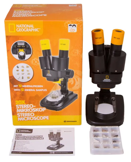image Bresser National Geographic 20x Stereo Microscope,  8
