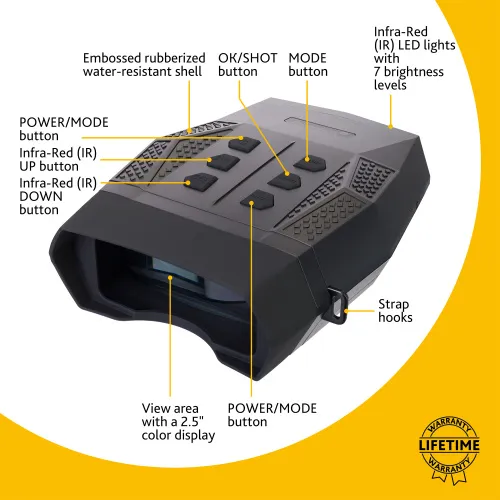 photograph Levenhuk Halo 13X PLUS Digital Night Vision Binoculars - Exhibition Item,  15