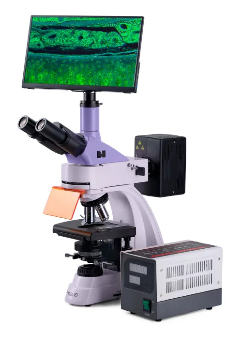 photo MAGUS Lum D400 LCD Fluorescence Digital Microscope,  3