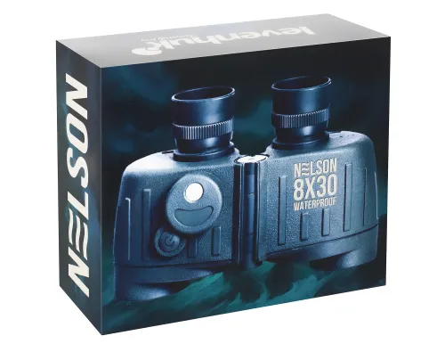 photo Levenhuk Nelson 8x30 Binoculars with Reticle and Compass,  14