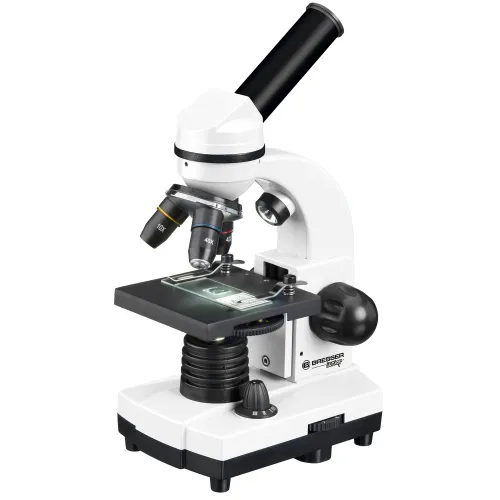 image Bresser Junior Biolux SEL 40–1600x Microscope with case, white,  3
