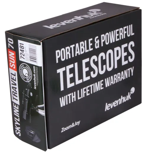 image Levenhuk Skyline Travel Sun 70 Telescope,  18