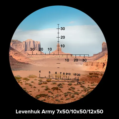 image Levenhuk Army 10x50 Binoculars with Reticle,  4