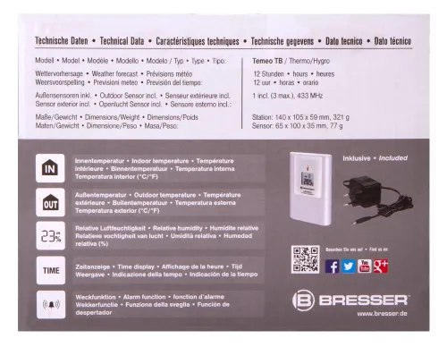 picture Bresser Temeo TB RC Weather Station,  15