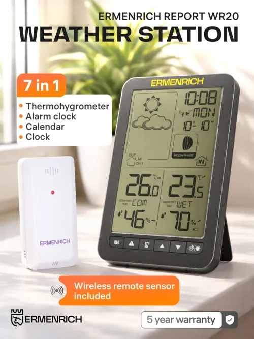photograph Ermenrich Report WR20 Weather Station,  12