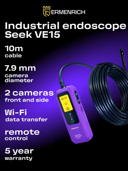 photograph Ermenrich Seek VE15 Industrial Endoscope,  11