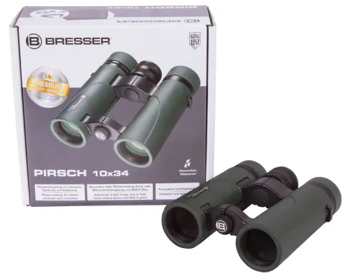photograph Bresser Pirsch 10x34 Binoculars,  10