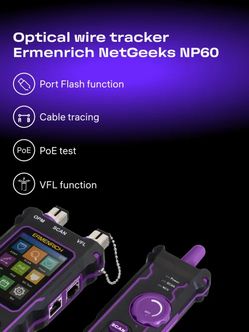 image Ermenrich NetGeeks NP60 Optical Wire Tracker,  15