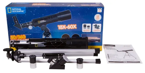 image Bresser National Geographic 50/360 AZ Telescope - Exhibition Item,  7