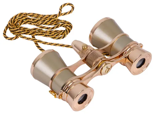 photo Levenhuk Broadway 325F Opera Glasses (with LED light and chain),  6