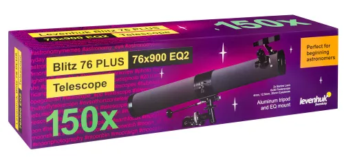 image Levenhuk Blitz 76 PLUS Telescope,  12