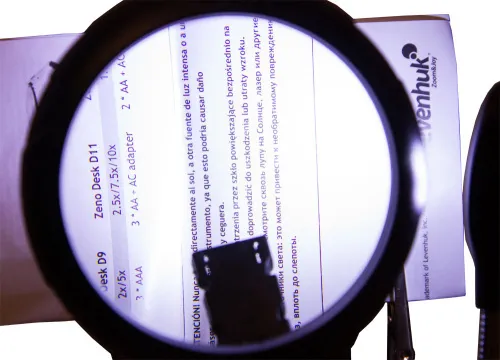 photo Levenhuk Zeno Desk D11 Magnifier,  15