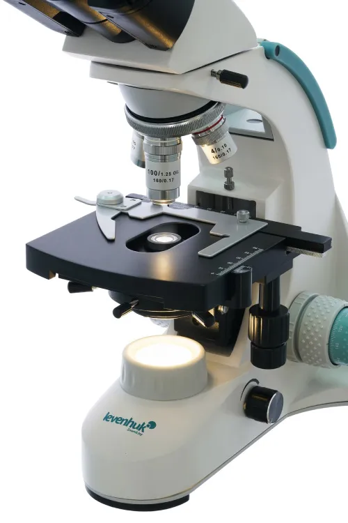 photo Levenhuk 950T DARK Trinocular Microscope,  12