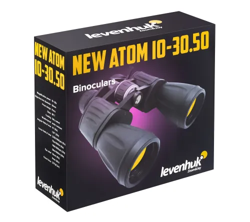 picture Levenhuk New Atom 10–30x50 Binoculars,  13
