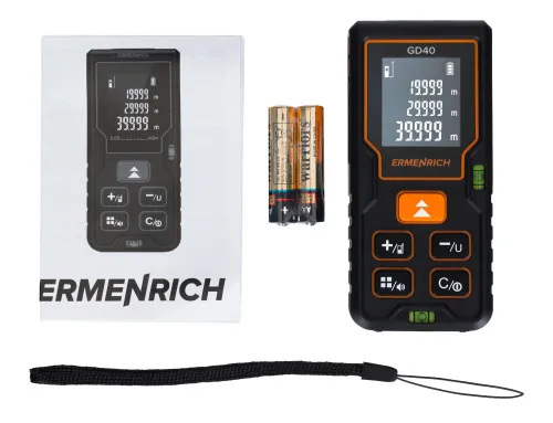 photo Ermenrich Reel PLUS GD40 Laser Meter, black,  2