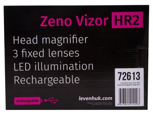 image Levenhuk Zeno Vizor HR2 Head Rechargeable Magnifier - Exhibition Item,  12