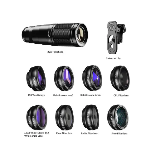 image Levenhuk Kelvin SLS10 Smartphone Lens Set,  6