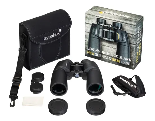picture Levenhuk New Sherman BASE 10x50 Binoculars,  4