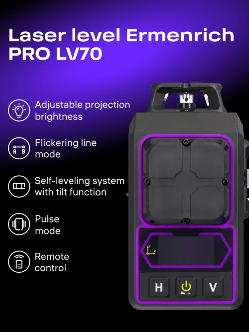 image Ermenrich PRO LV70 Laser Level,  14