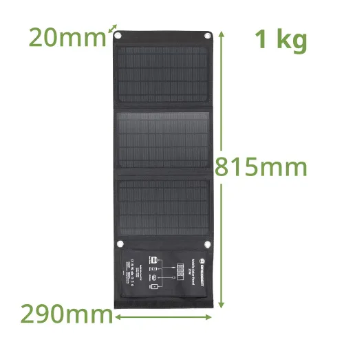 picture Bresser Mobile Solar Charger 21 Watt with USB,  5
