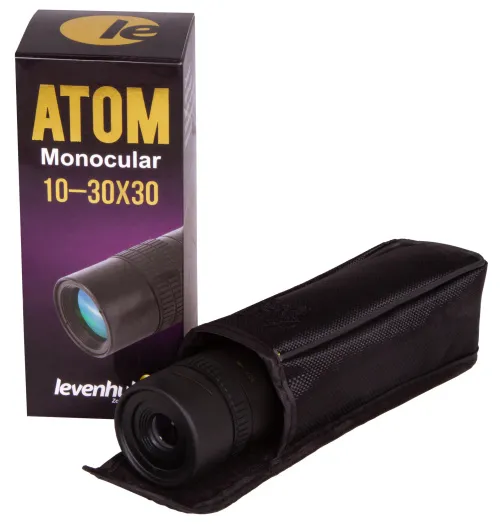 photo Levenhuk Atom 10–30x30 Monocular,  10