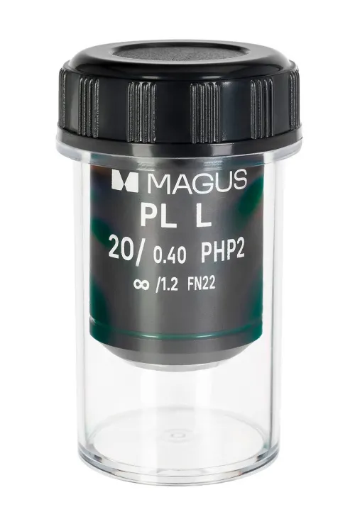 picture MAGUS 20HP 20х/0.40 Plan L phase PHP2  ∞/1.2 WD 8.0mm Objective,  2