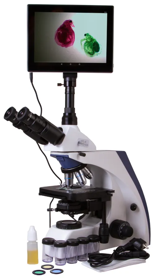 photo Levenhuk MED D30T LCD Digital Trinocular Microscope,  2