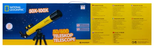 photo Bresser National Geographic 50/600 AZ Telescope with Mount,  15