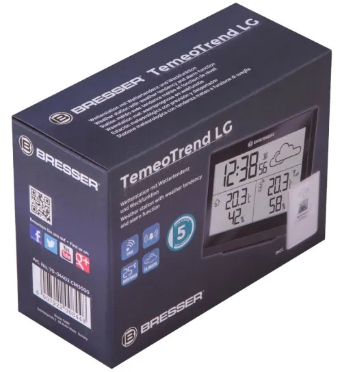 photo Bresser TemeoTrend LG RC Weather Station, black,  10