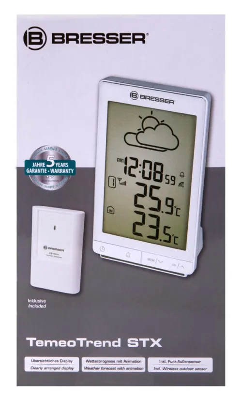 image Bresser TemeoTrend STX RC Weather Station, white,  13