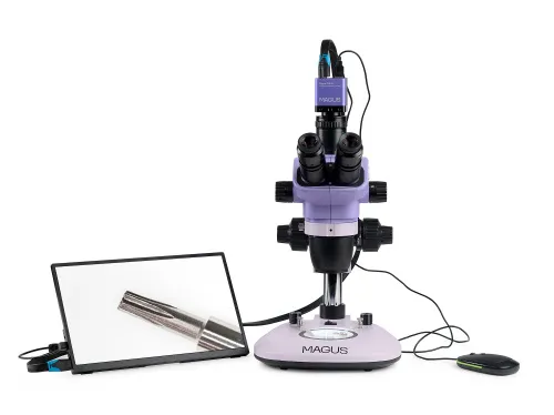 photo MAGUS Stereo D8T LCD BASE Digital Stereomicroscope,  5