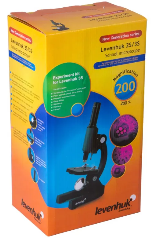 photo Levenhuk 3S NG Monocular Microscope,  12