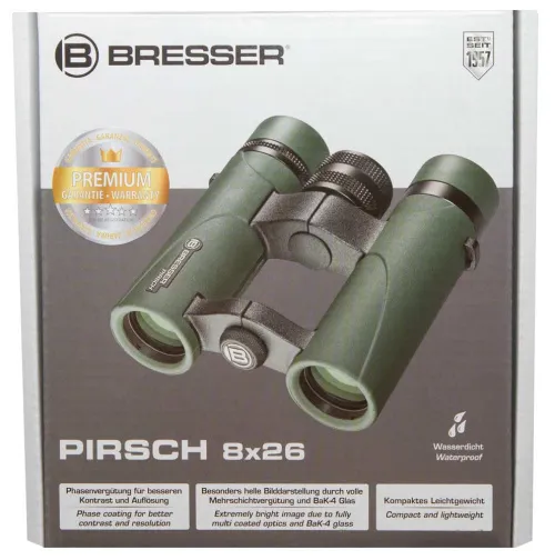 photo Bresser Pirsch 8x26 Binoculars,  12