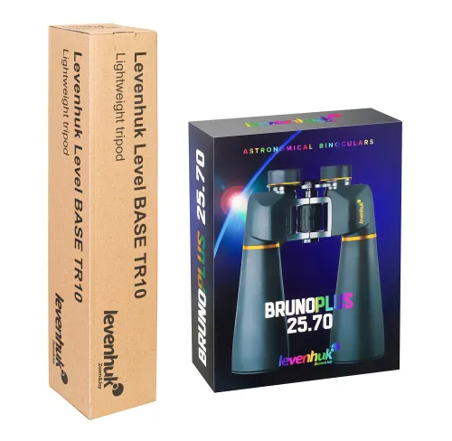 photo Levenhuk Bruno PLUS 25x70 Binoculars and Tripod Set,  16