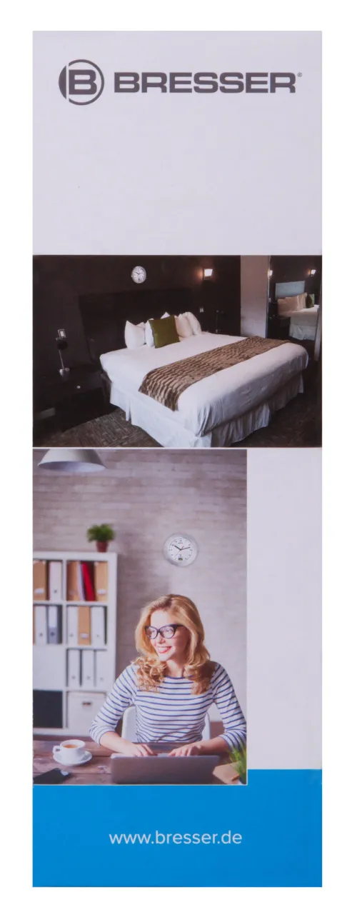 photograph Bresser MyTime Bath Waterproof Wall Clock, white,  9