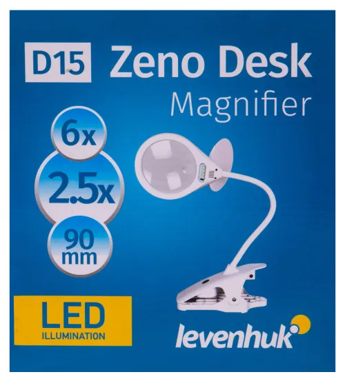photograph Levenhuk Zeno Desk D15 Magnifier,  11